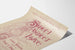 Vintage juliste Sweet Sweet Love seinäkoristeena