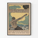 Vintage-taidejuliste - Taiteellinen seinäkoristelu