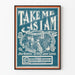 Vintage Juliste Take Me As I Am Seinän koristelu
