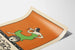 Teatterijuliste Miniature koristeellinen vintage