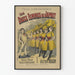 Vintagejuliste Les Douze Femmes de Japhet - Teatterin seinäkoristelu Renessanssi