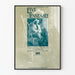 Vintage juliste Five by Tennessee seinäkoristeeksi teatteriin