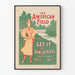 Vintagejuliste The American Field - Retro seinäkoriste metsästys ja luonto
