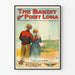 Vintagejuliste 'The Bandit of Point Loma' lännenamerikkalainen
