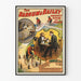 Vintage Juliste The Barnum & Bailey kanssa Charles-1-sarvikuonon kanssa