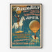Vintage Juliste Barnum & Bailey Ilmapallohevonen Jupiter