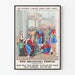 Vanha juliste 'The Believing People' koristeellinen - uskonnollinen vintage-taide