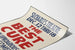 Teatterin juliste The Best Cure - Vintage-seinäkollaus
