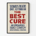 Teatterin juliste The Best Cure - Vintage-seinäkollaus