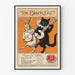 Vintage juliste The Black Cat - maaliskuu 1896 retroseinäkkeilmaus