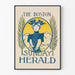 Vintage juliste The Boston Sunday Herald seinäkoristukseen