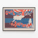 Vintage Juliste Our Coast Defence - The Bostonian — kehystetty taideteos seinällä