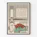 Vintagejuliste The Century syyskuulle Art Nouveau -kuvituksella