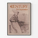 Vintagejuliste The Century For September - Retroseinustarakenne