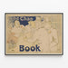 Vintagejuliste The Chap Book - Retroseinustarakenne — kehystetty taideteos seinällä