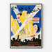 Hollywoodin Art Déco -elokuvajuliste vintage