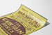 Vintage-teatterin juliste The Curtain Rises - Retro-seinäkoristelu