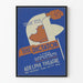 Vintage teatterijuliste The Dictator, Richard Harding Davis