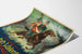 Vintage koristejuliste "The Eagle" ratsastajalla ja ratsastajattarella