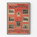 Vintagejuliste The Famous Newmann Hypnotist ja Mielenlukija