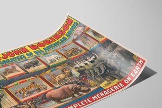 Vintage juliste John Robinson Grande Ménagerie — näkymä teoksesta