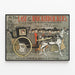 Vintagejuliste The Last of the Knickerbockers - Retroseinustarakenne — kehystetty taideteos seinällä
