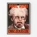 Vintage juliste seinäkoristelu Émile Zola Paul Muni