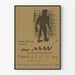 Vintage teatterijuliste The Man, Richard Forsyth