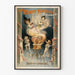 Vintagejuliste The Merry Maidens Burlesque Co seinäkoriste