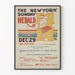 Vintage juliste The New York Sunday Herald 29. joulukuuta