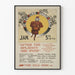 Vintage juliste The New York Sunday Herald tammikuu 1896 seinäkoristukseen