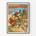Vintagemäinen humoristinen juliste McFadden's Flats - Retroseinustarakenne sisustukseen