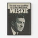 Vintage poliittinen juliste Muskie varapresidentti