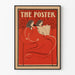 Vintagemainen sisustustuloste Juliste punaisena ja mustana