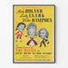 Vintage teatterijuliste The Rivals - Klassinen komedia