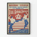 Vintage-teatteri Juliste The Royal Family - Taideseinäkoristelu