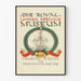 Vintage Royal United Service Museum London -juliste
