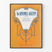 Retrojuliste The Sentinel Asleep - Vintage-seinäkoristelu
