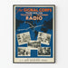 Vintage juliste Signaalirintaman – Telegrafi-, Puhelin- ja Radio-operaatio