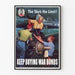 Vintagejuliste The Sky's the Limit - Sotaobligaatioiden ostamisen kannustus