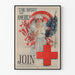 Vintagejuliste The Spirit of America Croix-Rouge US