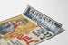 Vintage teatterijuliste "The Squall" - Retroseinustamateriaali