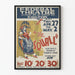 Vintage teatterijuliste "The Squall" - Retroseinustamateriaali