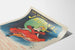 Vintagejuliste The Sunday Journal - Punaisessa mekossa oleva tanssija