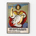 Vintagemilitaarinen juliste "The Sword is Drawn" seinäkoriste laivastolle