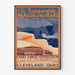 Vintage juliste Great Lakes -näyttelystä 1936 Cleveland