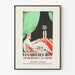 Vintage Art Déco Juliste Stambouls Ros sisäseinän koristeluun