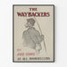 Vintage juliste The Waybackers -lyyli hiilipiirroksella