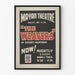 Juliste Teatteri Vintage The Weavers - Mayan Theatre