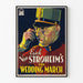 Retro juliste seinäkoriste The Wedding March